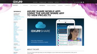 Axure Share Mobile App