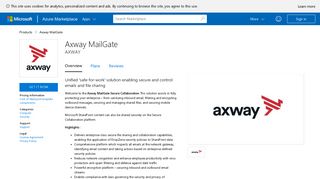 Axway MailGate - Azure Marketplace - Microsoft