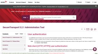 User authentication - Axway Documentation