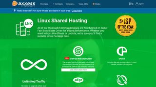 Axxess - Linux Shared Hosting