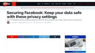 Securing Facebook: Keep your data safe with these privacy settings ...
