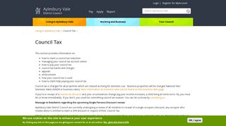 Council Tax | AVDC