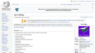 Ayr College - Wikipedia