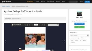 Ayrshire College Staff induction Guide Pages 1 - 35 - Text Version ...