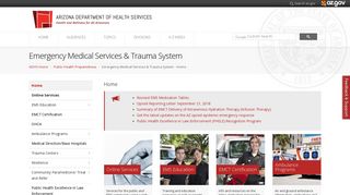 Emergency Medical Services & Trauma System - Arizona Department ...