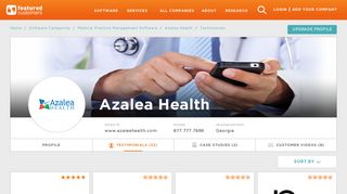 32 Azalea Health Customer Testimonials & Customer References ...
