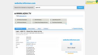 aznv.tv at WI. Login ~ AZNV.TV ~ Always free, always serving