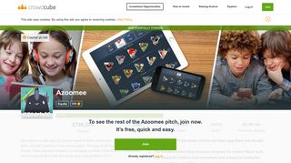 Azoomee is raising £450,000 investment on Crowdcube. Capital At Risk.