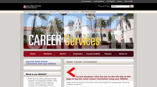 Aztec Career Connection | SDSU
