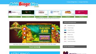 Aztec Bingo | Online Bingo Sites