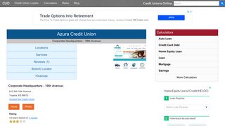 Azura Credit Union - Topeka, KS - Credit Unions Online