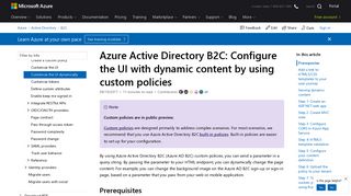 Customize the Azure Active Directory B2C user interface (UI ...