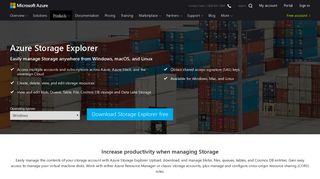 Azure Storage Explorer – cloud storage management | Microsoft Azure