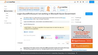 Login-AzureRmAccount not working in Microsoft Azure Government ...
