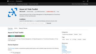 Azure IoT Hub Toolkit - Visual Studio Marketplace