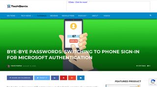 Bye-bye passwords: Switching to phone sign-in for Microsoft ...