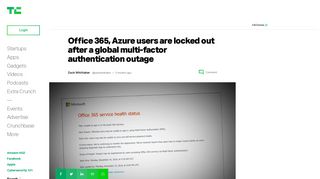 Office 365, Azure users are locked out after a global multi-factor ...