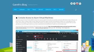 Console Access to Azure Virtual Machines – Gareth's Blog