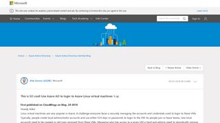 This is SO cool! Use Azure AD to login to Azure Linux virtual machines ...