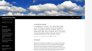 Connecting to an Azure AD joined machine with an Azure AD user ...