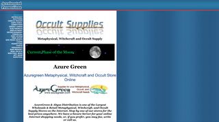 Occult supply - witchcraft - metaphysical store - Azure Green supplies ...