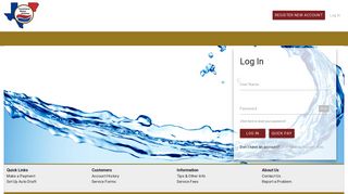 Customer Web Portal: Log In