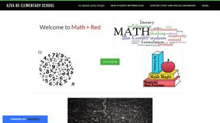 Math + Red - AZVA K5 ELEMENTARY SCHOOL