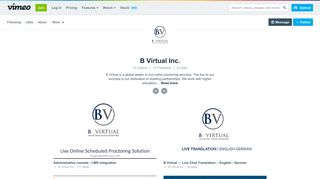 B Virtual Inc. on Vimeo