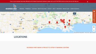 Locations | Business First Bank