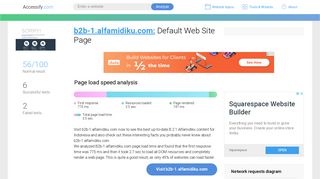 Access b2b-1.alfamidiku.com. Default Web Site Page