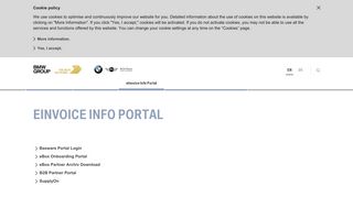 eInvoice Info Portal - BMW eInvoicing - BMW Group