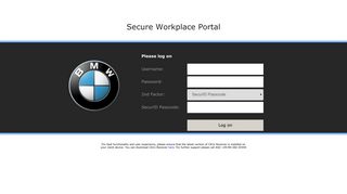 Secure Workplace Portal
