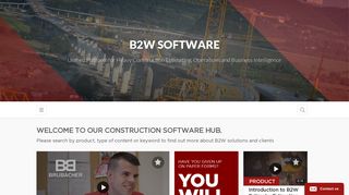 B2W Software: Construction Management Software - Estimating and ...