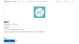 Get B612 - Microsoft Store