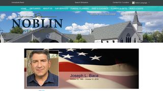 Joseph Baca Login - Belen, New Mexico | Noblin Funeral Service