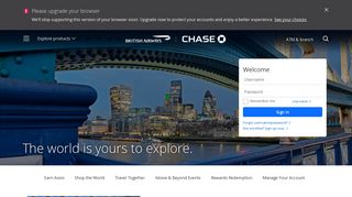 British Airways Credit Card | Chase.com