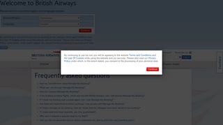 Manage My Booking - British Airways