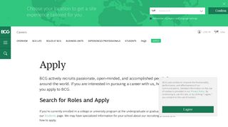 Apply to BCG | BCG Careers