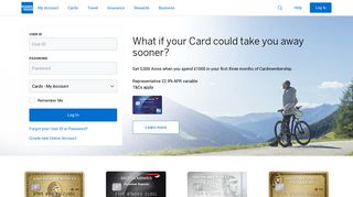 American Express UK | Log in | Credit Cards, Travel & Rewards