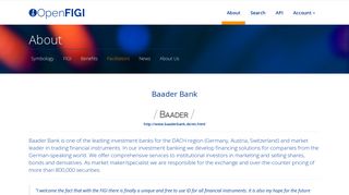 About: Baader Bank | OpenFIGI
