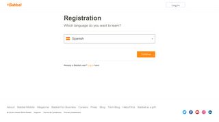 Register - Babbel.com