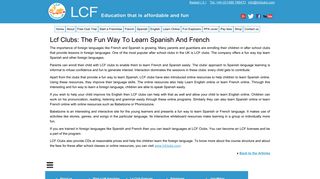 Babelzone: Fun way to learn Spanish & French - LCF Clubs