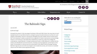 The Babinski Sign | Stanford Medicine 25 | Stanford Medicine