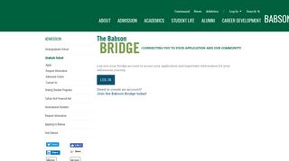 Babson Bridge | Babson College