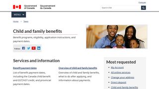 Child and family benefits - Canada.ca