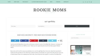 Baby Box University- FREE Baby Box for New Moms - Rookie Moms