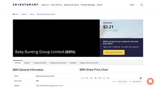 Baby Bunting Group Limited (ASX:BBN) - Shares, Dividends & News ...