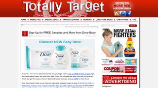 Sign Up For FREE Samples And More From Dove Baby | TotallyTarget ...