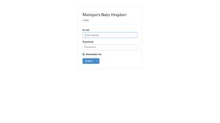 Sign In >Monique's Baby Kingdom