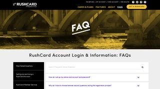 RushCard Account Login & Information: FAQs | RushCard
